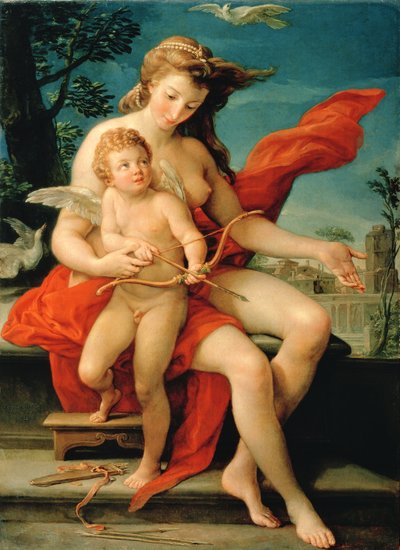 Venus and Cupid, 1785 by Pompeo Girolamo Batoni